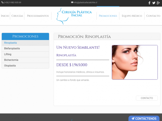 Lifting facial en Santiago