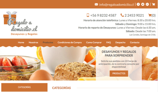 expertos en desayunos a domicilio en santiago