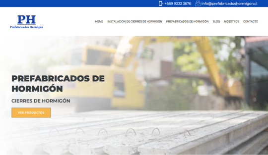 Cierres de hormigón reforzado