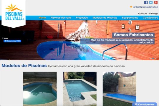 Fabricación de piscinas en santiago