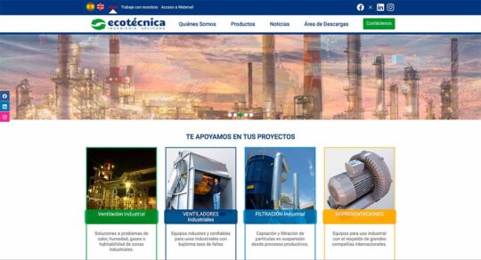Extractores industriales en Chile