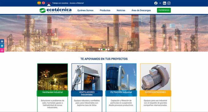 Extractores industriales en Chile